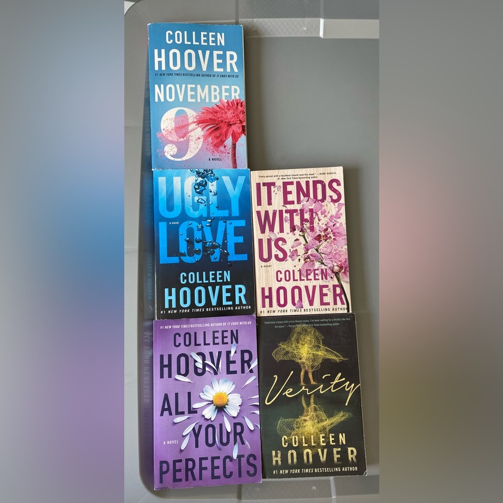 Colleen Hoover it ends with us all your perfects ugly love November verity books